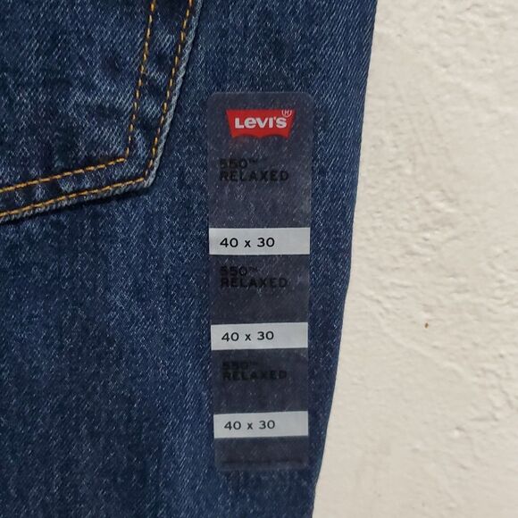 Levi's 550 Relaxed Straight Jeans Classic Fit Size 40x30 - Picture 10 of 13